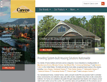 Tablet Screenshot of cavco.com